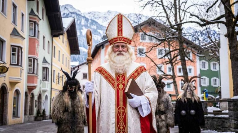 Krampus and Saint Nicholas