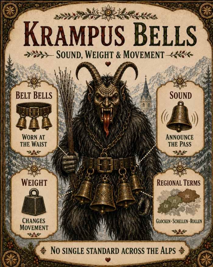 krampus bells infographic