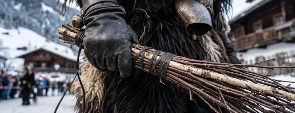 krampus costume meaning rute